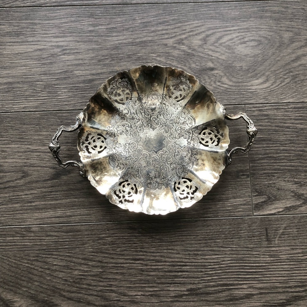 Vintage‎ Silverplate Trinket Dish